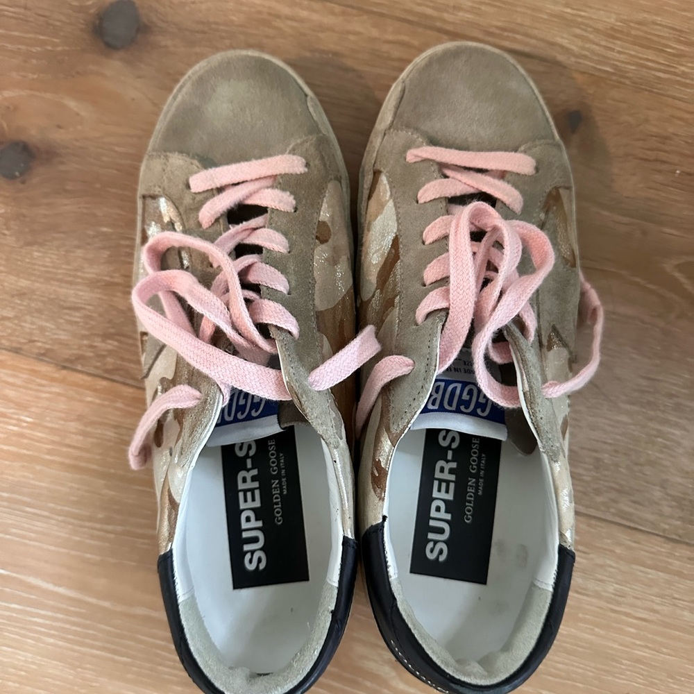 Camo Golden Goose. Size 6.